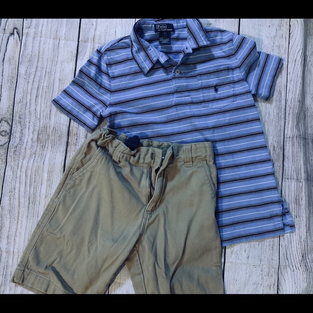 Boys Ralph Lauren polo and wonder nation shorts!